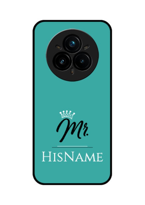 Realme 14 Pro Plus 5G Custom Glass Phone CaseMr With Name Design