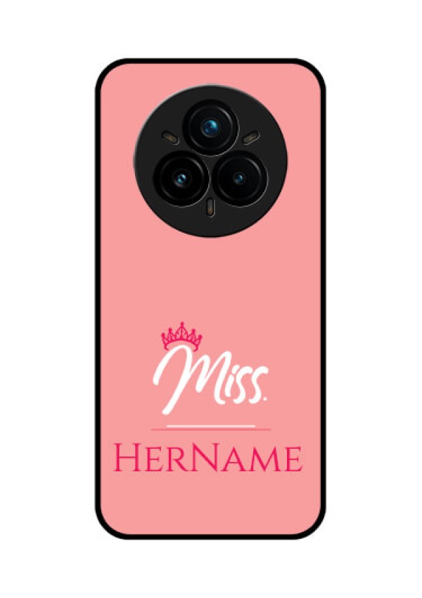 Realme 14 Pro Plus 5G Custom Glass Phone CaseMrs With Name Design