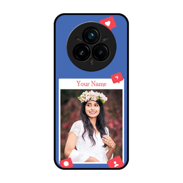 Realme 14 Pro Plus 5G Custom Glass Phone CaseLike Share And Comment Design Realme 14 Pro Plus 5G Custom Glass Phone CaseLike Share And Comment Design