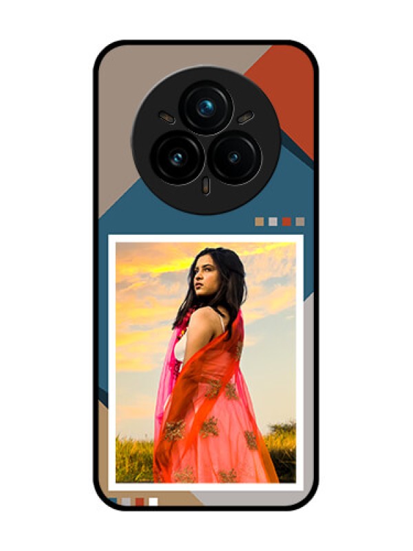 Custom Realme 14 Pro Plus 5G Custom Glass Phone CaseRetro Color Pallet Design