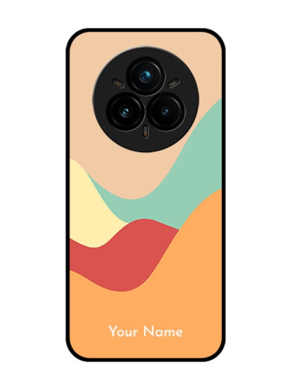 Custom Realme 14 Pro Plus 5G Custom Glass Phone CaseOcean Waves Multi - Colour Design