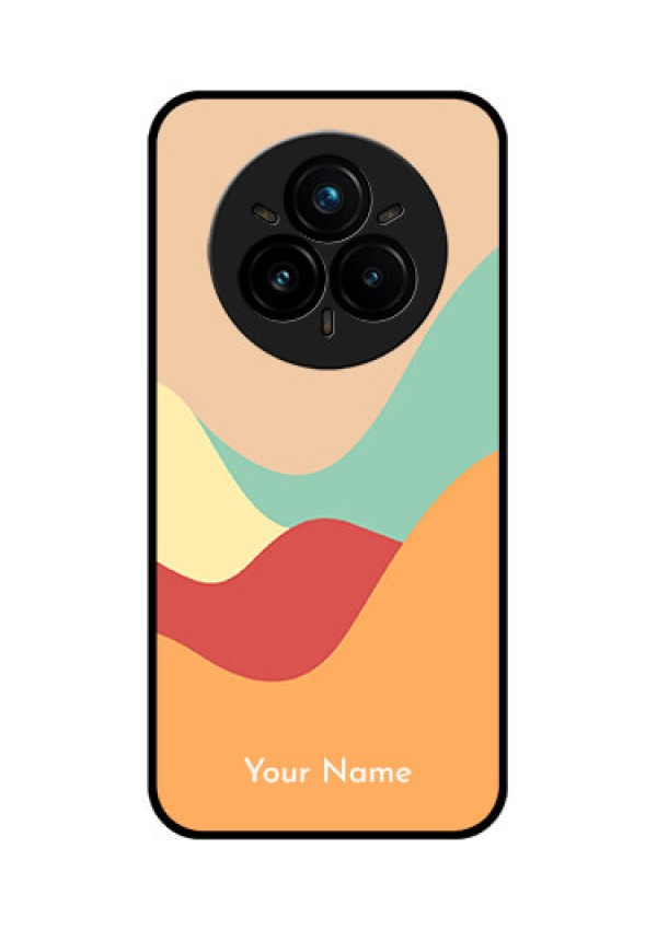Realme 14 Pro Plus 5G Custom Glass Phone CaseOcean Waves Multi - Colour Design