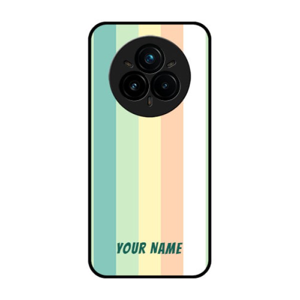 Realme 14 Pro Plus 5G Custom Glass Phone CaseMulti - Colour Stripes Design Realme 14 Pro Plus 5G Custom Glass Phone CaseMulti - Colour Stripes Design