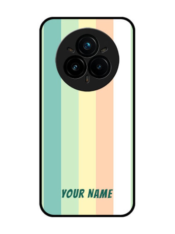 Custom Realme 14 Pro Plus 5G Custom Glass Phone CaseMulti - Colour Stripes Design