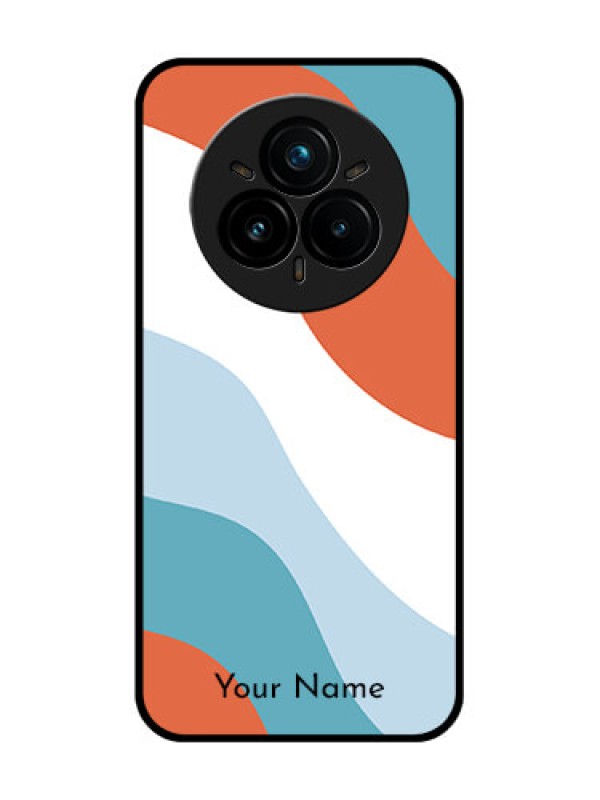 Custom Realme 14 Pro Plus 5G Custom Glass Phone CaseColoured Waves Design