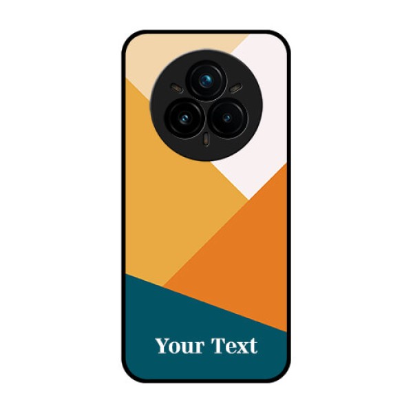Realme 14 Pro Plus 5G Custom Glass Phone CaseStacked Multi - Colour Design