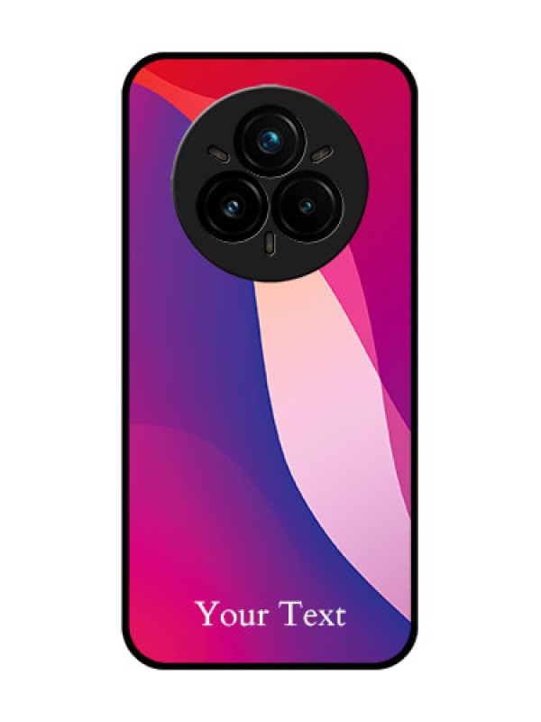 Custom Realme 14 Pro Plus 5G Custom Glass Phone CaseDigital Abstract Overlap Design