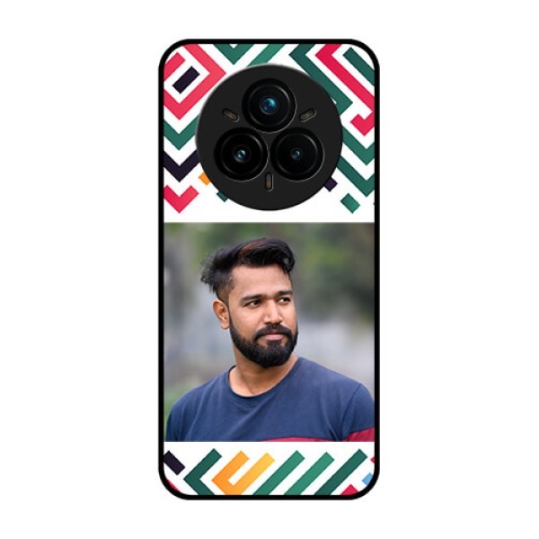 Realme 14 Pro Plus 5G Custom Glass Phone CaseColorful Maze Pattern Design Realme 14 Pro Plus 5G Custom Glass Phone CaseColorful Maze Pattern Design