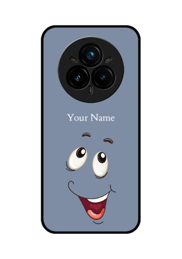 Realme 14 Pro Plus 5G Custom Glass Phone CaseLaughing Cartoon Face Design