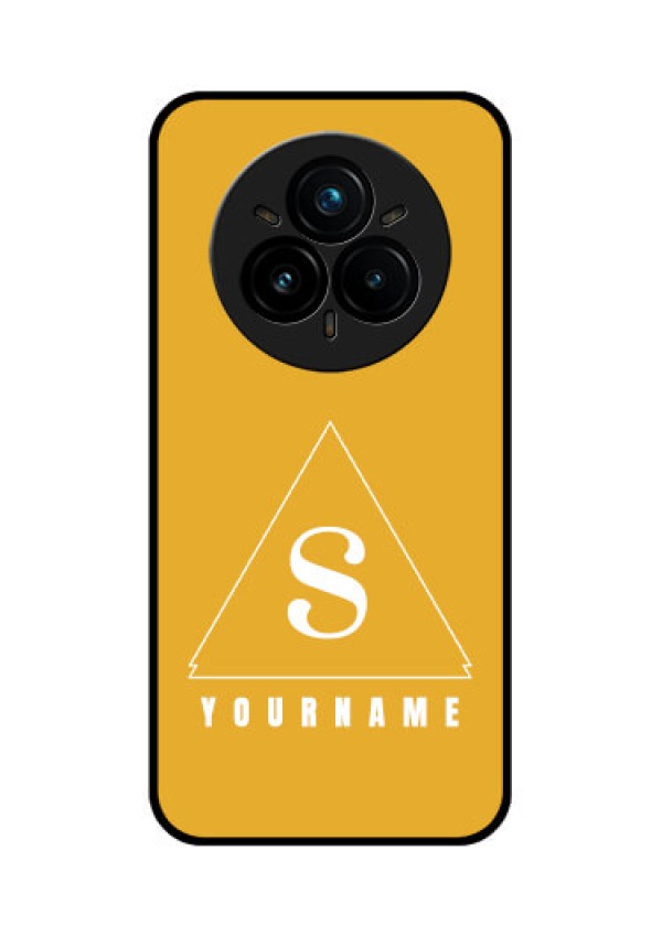 Realme 14 Pro Plus 5G Custom Glass Phone CaseSimple Triangle Design