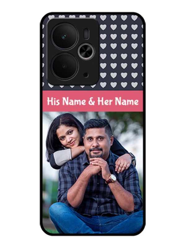 Custom Realme 14T 5G Custom Glass Phone Case - Love Symbols Design