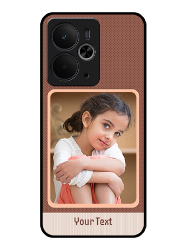 Custom Realme 14T 5G Custom Glass Phone Case - Simple Pic Upload Design