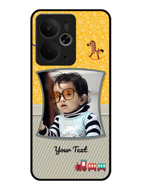 Custom Realme 14T 5G Custom Glass Phone Case - Baby Picture Upload Design