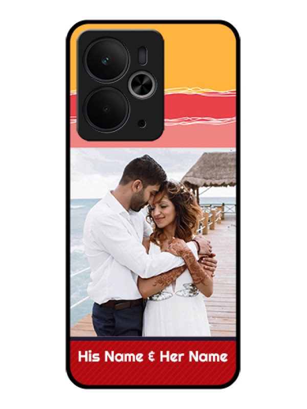 Custom Realme 14T 5G Custom Glass Phone Case - Colorful Case Design