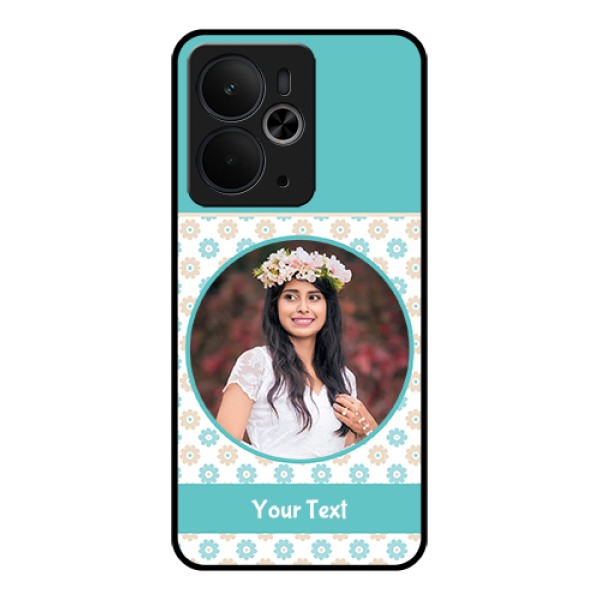 Realme 14T 5G Custom Glass Phone Case - Beautiful Flowers Design