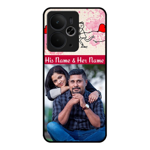 Realme 14T 5G Custom Glass Phone Case - You And Me Case Design