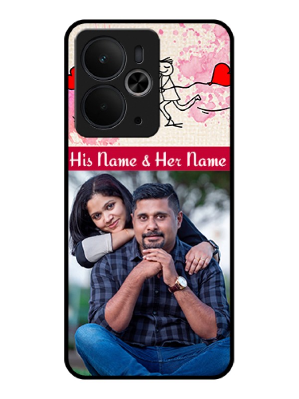 Custom Realme 14T 5G Custom Glass Phone Case - You And Me Case Design