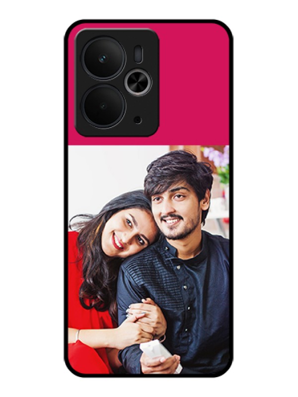 Custom Realme 14T 5G Custom Glass Phone Case - Anniversary Cover Design