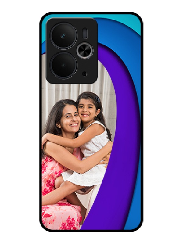 Custom Realme 14T 5G Custom Glass Phone Case - Simple Pattern Design