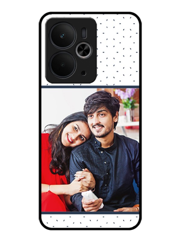 Custom Realme 14T 5G Custom Glass Phone Case - Premium Dot Design