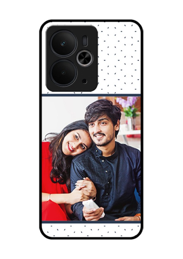 Realme 14T 5G Custom Glass Phone Case - Premium Dot Design
