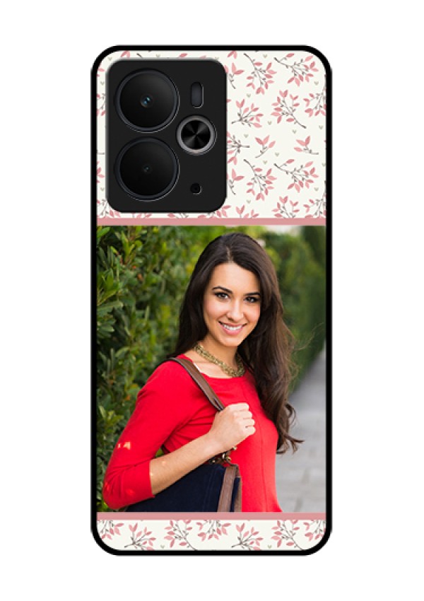 Realme 14T 5G Custom Glass Phone Case - Stunning Floral Design