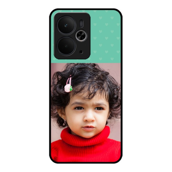 Realme 14T 5G Custom Glass Phone Case - Lovers Picture Design