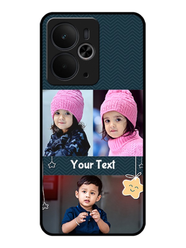 Custom Realme 14T 5G Custom Glass Phone Case - Hanging Stars Design
