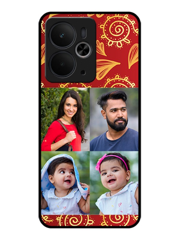 Custom Realme 14T 5G Custom Glass Phone Case - 4 Image Traditional Design