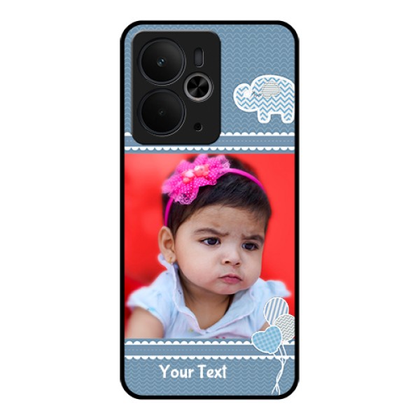 Realme 14T 5G Custom Glass Phone Case - With Kids Pattern Design Realme 14T 5G Custom Glass Phone Case - With Kids Pattern Design