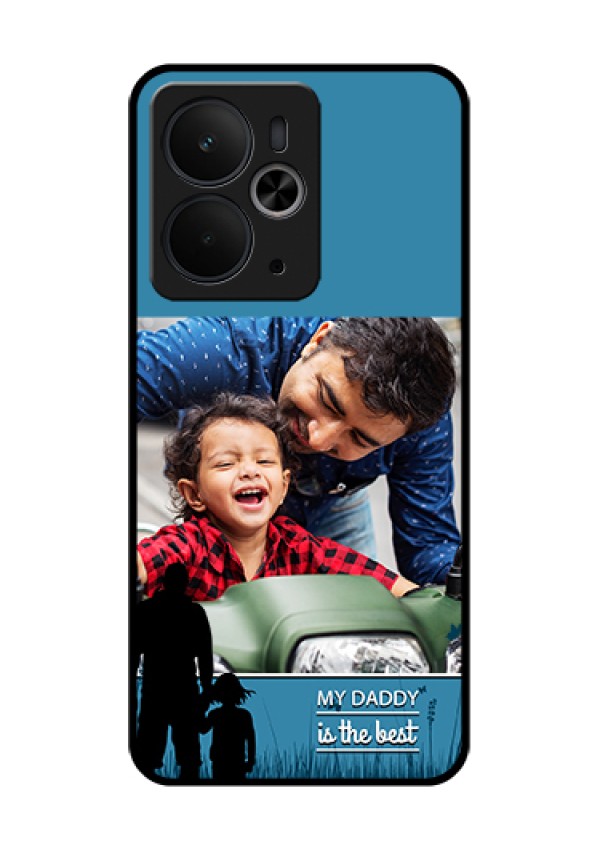 Realme 14T 5G Custom Glass Phone Case - Best Dad Design