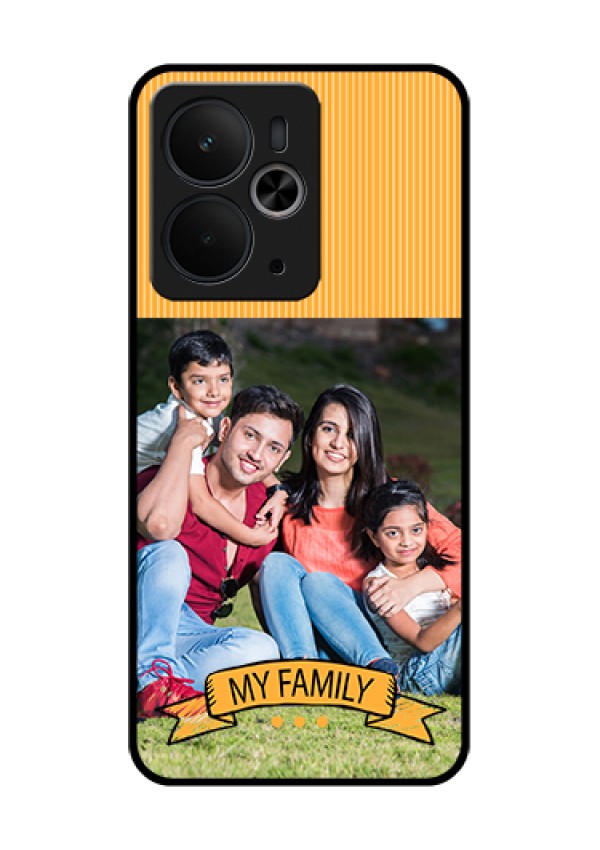 Realme 14T 5G Custom Glass Phone Case - My Family Design