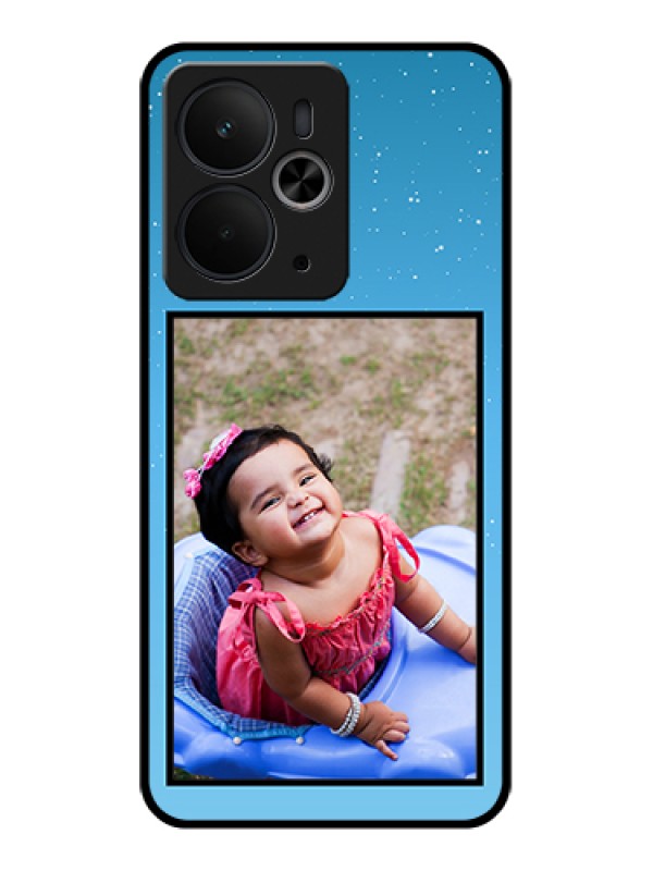 Custom Realme 14T 5G Custom Glass Phone Case - Wave Pattern Colorful Design