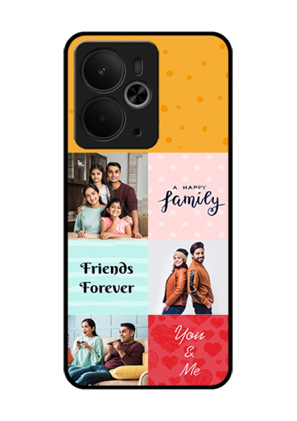 Realme 14T 5G Custom Glass Phone Case - Images With Quotes Design