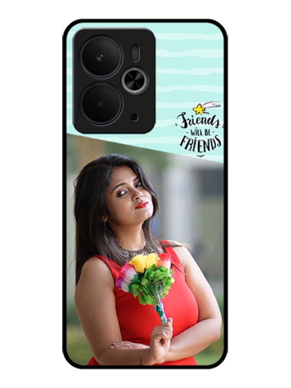 Custom Realme 14T 5G Custom Glass Phone Case - Friends Picture Icon Design