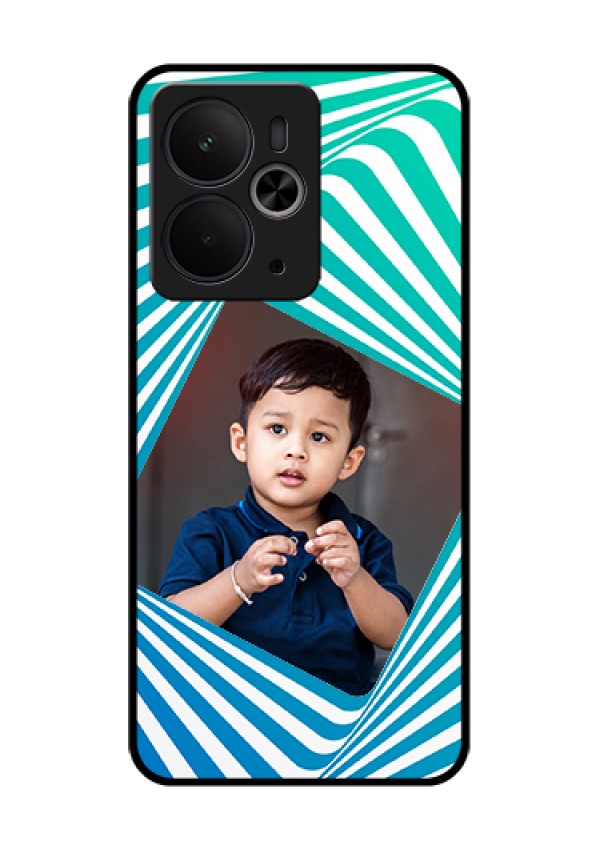 Realme 14T 5G Custom Glass Phone Case - Abstract Spiral Design