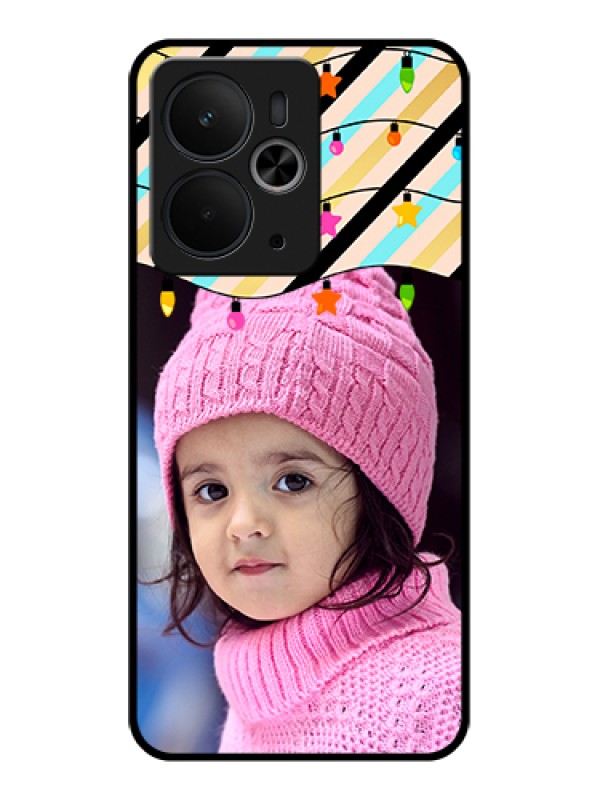 Custom Realme 14T 5G Custom Glass Phone Case - Lights Hanging Design