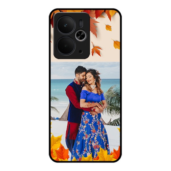 Realme 14T 5G Custom Glass Phone Case - Autumn Maple Leaves Design Realme 14T 5G Custom Glass Phone Case - Autumn Maple Leaves Design