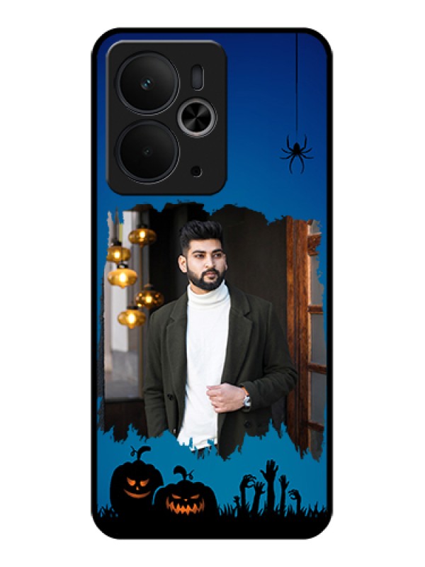 Custom Realme 14T 5G Custom Glass Phone Case - With Pro Halloween Design
