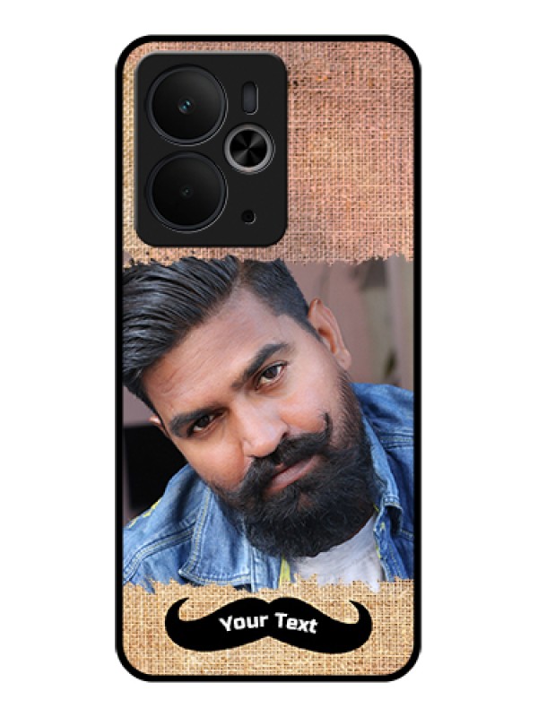 Custom Realme 14T 5G Custom Glass Phone Case - With Texture Design