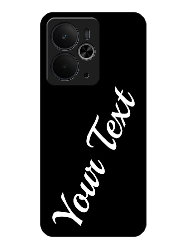 Custom Realme 14T 5G Custom Glass Phone Case - With Your Name Design