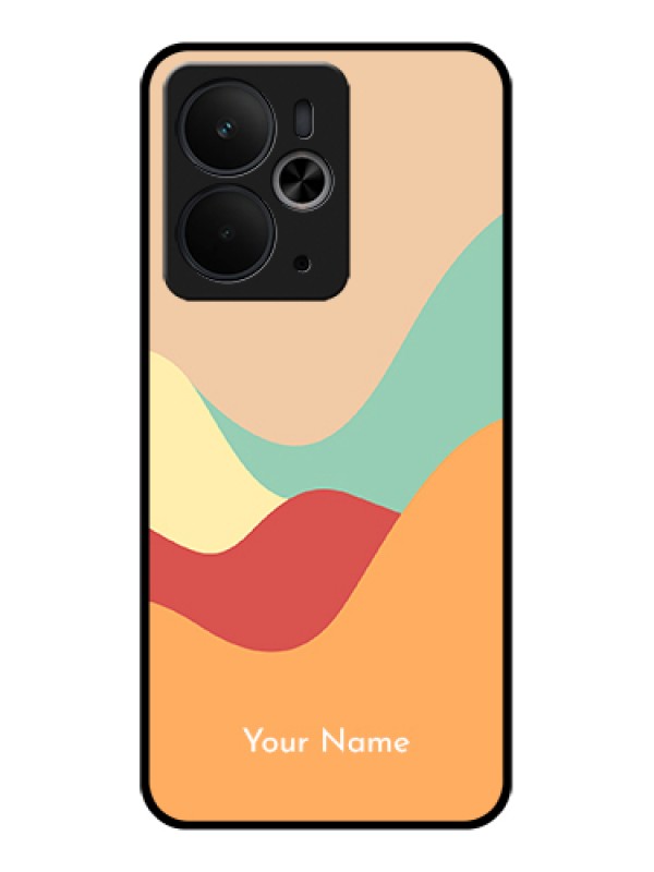 Custom Realme 14T 5G Custom Glass Phone Case - Ocean Waves Multi - Colour Design