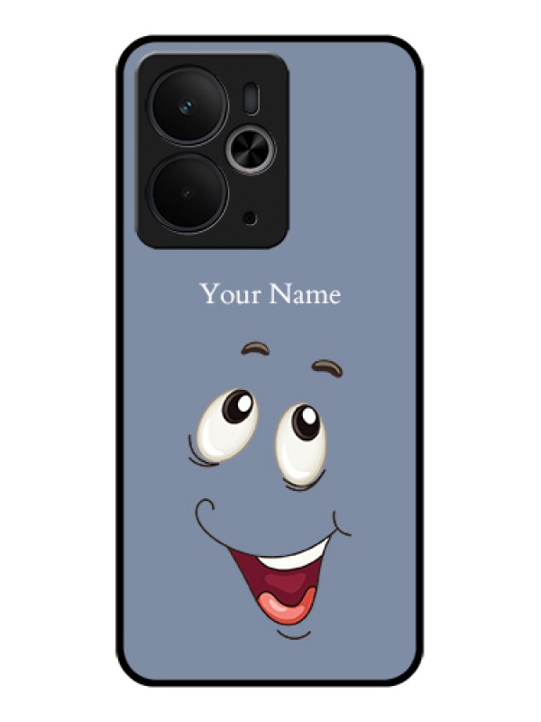 Custom Realme 14T 5G Custom Glass Phone Case - Laughing Cartoon Face Design