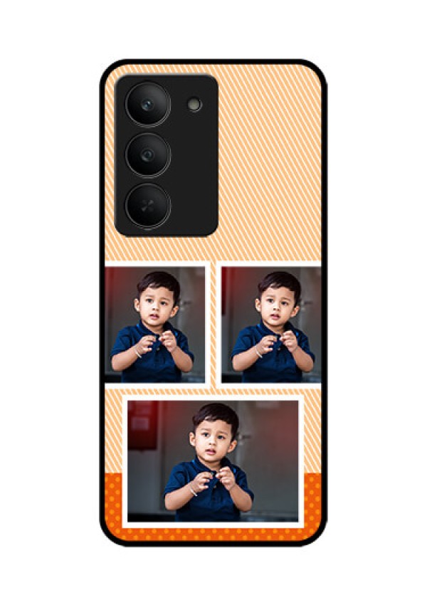 Realme 14x 5G Custom Glass Phone CaseBulk Photos Upload Design