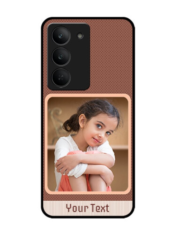 Custom Realme 14x 5G Custom Glass Phone CaseSimple Pic Upload Design