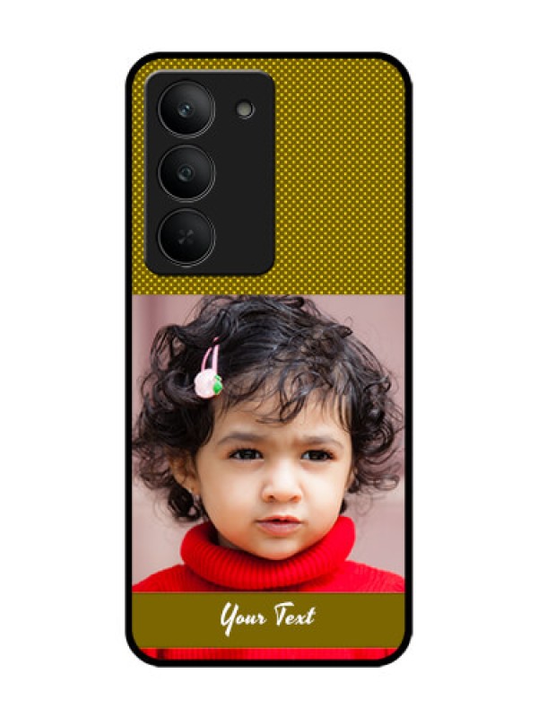 Custom Realme 14x 5G Custom Glass Phone CaseSimple Green Color Design