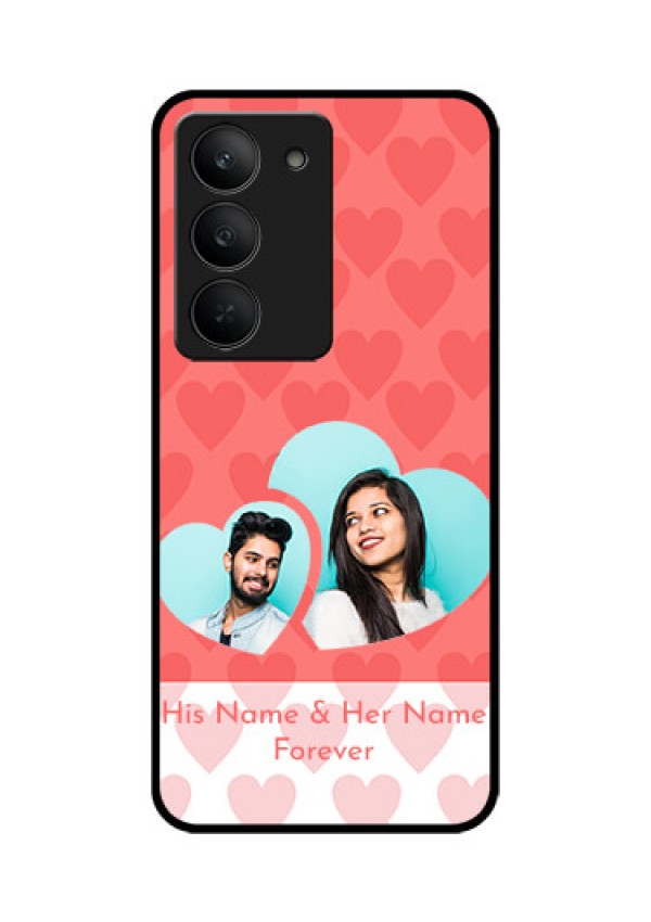 Realme 14x 5G Custom Glass Phone CaseCouple Pic Upload Design