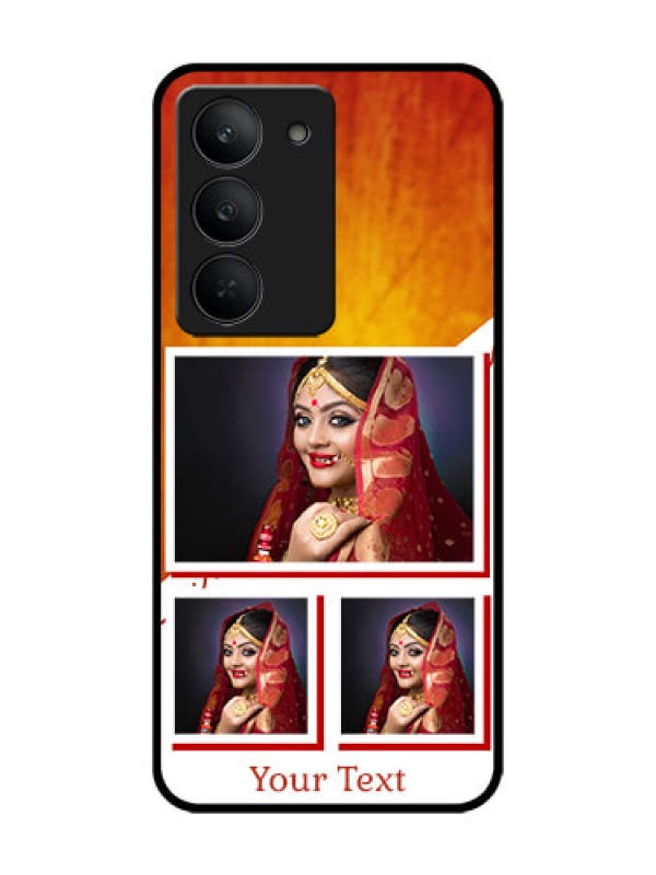 Custom Realme 14x 5G Custom Glass Phone CaseWedding Memories Design