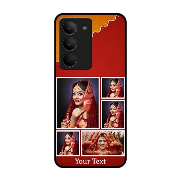 Realme 14x 5G Custom Glass Phone CaseWedding Pic Upload Design Realme 14x 5G Custom Glass Phone CaseWedding Pic Upload Design