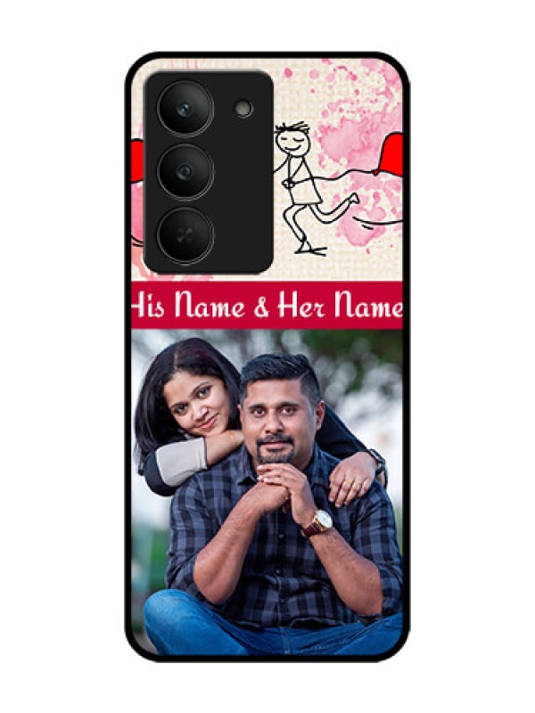 Custom Realme 14x 5G Custom Glass Phone CaseYou And Me Case Design